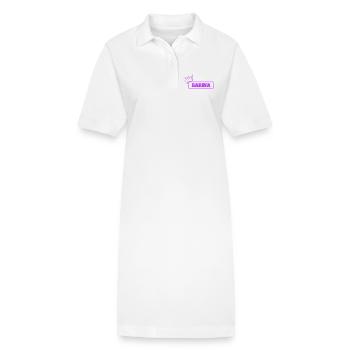 Sarina als Maedchen - Stanley/Stella Frauen Bio-Polokleid PAIGER - Weiß - Vorne