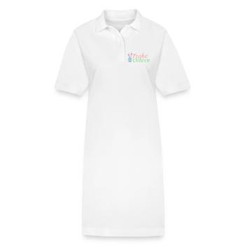 Frohe Ostern - Stanley/Stella Frauen Bio-Polokleid PAIGER - Weiß - Vorne