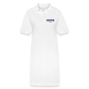 Houston - Texas - États-Unis - Amérique - Amérique - Robe polo bio PAIGER Stanley/Stella Femme - blanc - Devant