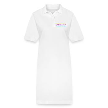 Cyber Monday Kaufrausch - Stanley/Stella Frauen Bio-Polokleid PAIGER - Weiß - Vorne
