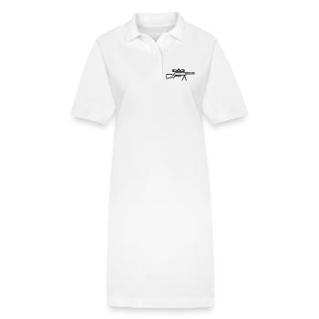 sniper - Stanley/Stella PAIGER Organic Women’s Polo Dress - white - Front