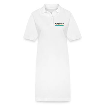 Lanzarote - Espagne - Espagne - Espagne - Îles Canaries - Robe polo bio PAIGER Stanley/Stella Femme - blanc - Devant