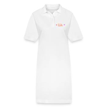 Lia - Robe polo bio PAIGER Stanley/Stella Femme - blanc - Devant