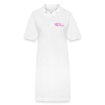 Apres Ski Rabbit Ski Après Ski Party Rose neige - Robe polo bio PAIGER Stanley/Stella Femme - blanc - Devant