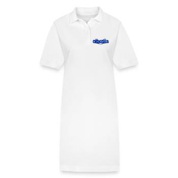 Aufdruck An der Schmücke - Stanley/Stella Frauen Bio-Polokleid PAIGER - Weiß - Vorne