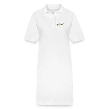 CHOU - Robe polo bio PAIGER Stanley/Stella Femme - blanc - Devant