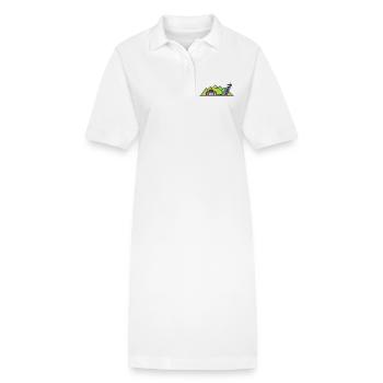 Skyline de la ville d’Innsbruck Art moderne sur le toit doré - Robe polo bio PAIGER Stanley/Stella Femme - blanc - Devant