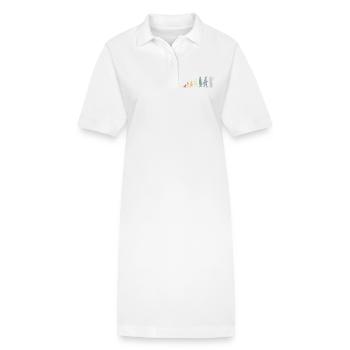 Baby to cameraman - Stanley/Stella PAIGER Organic Women’s Polo Dress - white - Front