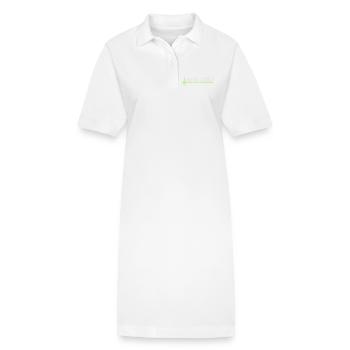 Profitez du silence Dire calme Silence Introverti - Robe polo bio PAIGER Stanley/Stella Femme - blanc - Devant