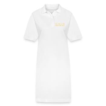 Sarcasme 1963 - Robe polo bio PAIGER Stanley/Stella Femme - blanc - Devant