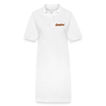 Bradford Vintage Script Logo - Robe polo bio PAIGER Stanley/Stella Femme - blanc - Devant
