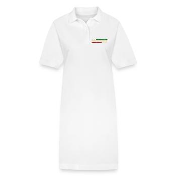 Italia - Torino - Turin - Italien - Italy - Stanley/Stella Frauen Bio-Polokleid PAIGER - Weiß - Vorne