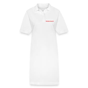 J’adore le néerlandais - Robe polo bio PAIGER Stanley/Stella Femme - blanc - Devant