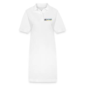 Ostblock Latino Ukrainer Ukraine Geschenk - Stanley/Stella Frauen Bio-Polokleid PAIGER - Weiß - Vorne