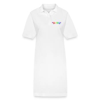 Make America Gay Again - Stanley/Stella Frauen Bio-Polokleid PAIGER - Weiß - Vorne