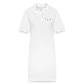 Cheer - Stanley/Stella Frauen Bio-Polokleid PAIGER - Weiß - Vorne