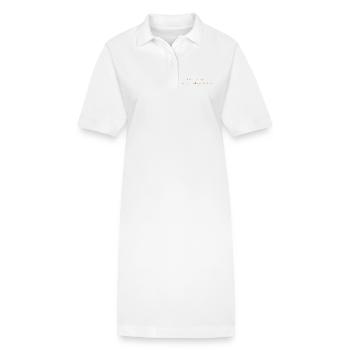 Merci - Meilleure baby-sitter - Robe polo bio PAIGER Stanley/Stella Femme - blanc - Devant