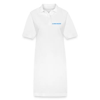 TOUJOURS EN MODE JEU - Robe polo bio PAIGER Stanley/Stella Femme - blanc - Devant