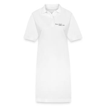 Femme Fatale. Flair de fitness. - Robe polo bio PAIGER Stanley/Stella Femme - blanc - Devant