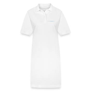 Harpune - Strich - Streifen - Lanze - Stanley/Stella Frauen Bio-Polokleid PAIGER - Weiß - Vorne