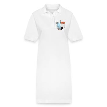 Ampoule Raffnix - Robe polo bio PAIGER Stanley/Stella Femme - blanc - Devant