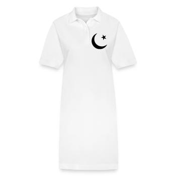 Symbole de l’Islam - Robe polo bio PAIGER Stanley/Stella Femme - blanc - Devant
