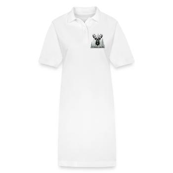 Schwarzwald - Stanley/Stella Frauen Bio-Polokleid PAIGER - Weiß - Vorne
