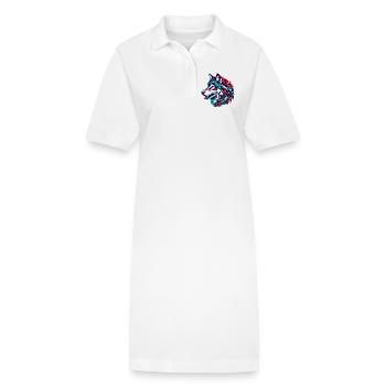 Loup - Robe polo bio PAIGER Stanley/Stella Femme - blanc - Devant