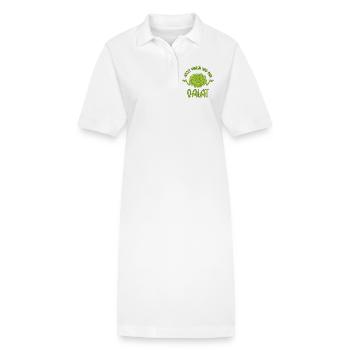 Maintenant, nous avons la salade - Robe polo bio PAIGER Stanley/Stella Femme - blanc - Devant