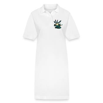 ZEPPELIN BAND - sound & vision - Robe polo bio PAIGER Stanley/Stella Femme - blanc - Devant