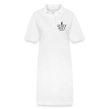 Hamburg Koordinaten Hamburger Michel - Stanley/Stella Frauen Bio-Polokleid PAIGER - Weiß - Vorne
