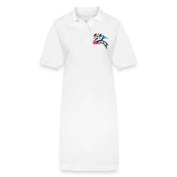 Une vieille bobine de film avec un film - Robe polo bio PAIGER Stanley/Stella Femme - blanc - Devant