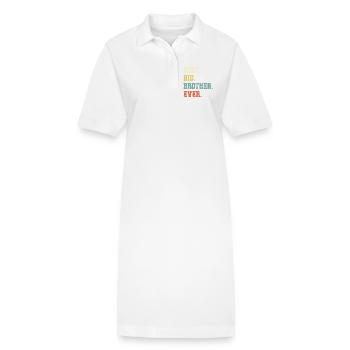 Frère aîné - Robe polo bio PAIGER Stanley/Stella Femme - blanc - Devant