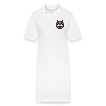 Loup - Robe polo bio PAIGER Stanley/Stella Femme - blanc - Devant