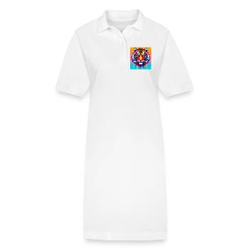 Tiger - Stanley/Stella Frauen Bio-Polokleid PAIGER - Weiß - Vorne