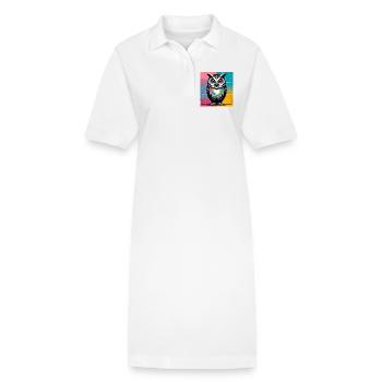 Eule - Stanley/Stella Frauen Bio-Polokleid PAIGER - Weiß - Vorne