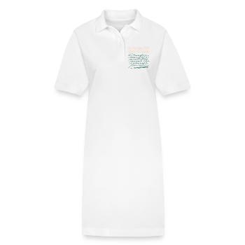 Ein Kluger Arzt Medizinstudent Praxis Ärzte Arzt - Stanley/Stella Frauen Bio-Polokleid PAIGER - Weiß - Vorne