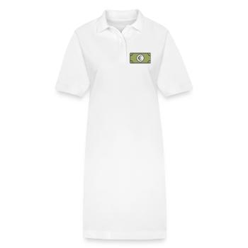 Billet en euros | Monnaie, Finance & Monnaie - Robe polo bio PAIGER Stanley/Stella Femme - blanc - Devant