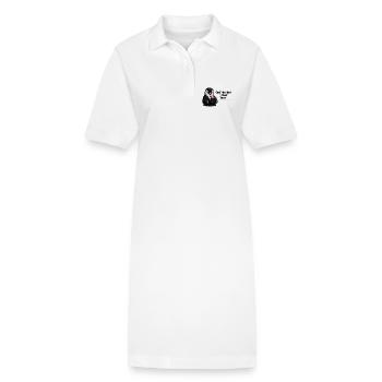 Guck mich nicht in diesem Ton an Pinguin - Stanley/Stella Frauen Bio-Polokleid PAIGER - Weiß - Vorne