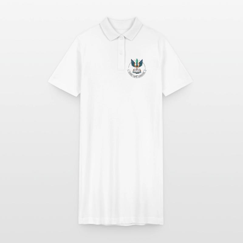 Quest. Code. Conquer Emblem Stanley/Stella PAIGER Organic Women’s Polo Dress