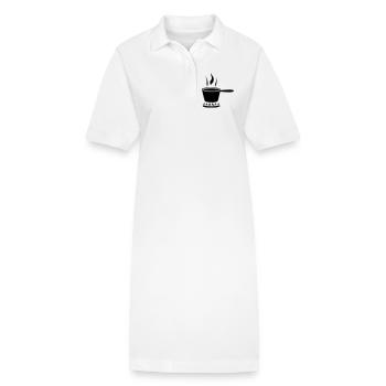 Bac à lait à gaz - Robe polo bio PAIGER Stanley/Stella Femme - blanc - Devant