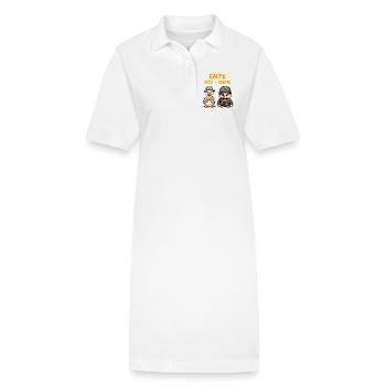 Ente Süß - Sauer - Stanley/Stella Frauen Bio-Polokleid PAIGER - Weiß - Vorne