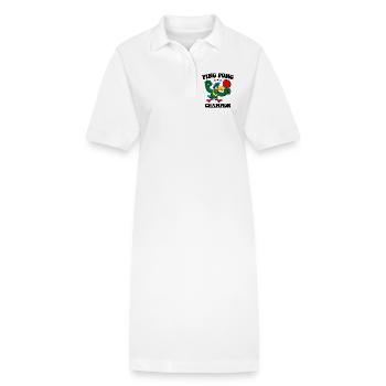 Ping Pong Champion Design Tennis de table et - Robe polo bio PAIGER Stanley/Stella Femme - blanc - Devant