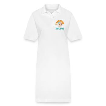 Astuces du Labrador - Robe polo bio PAIGER Stanley/Stella Femme - blanc - Devant