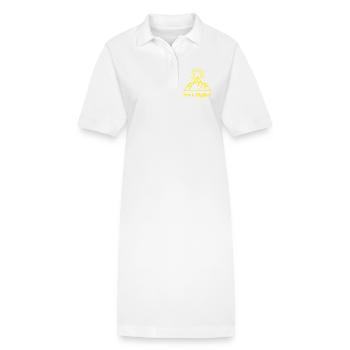 Seek Higher Summit Glow - Stanley/Stella PAIGER Organic Women’s Polo Dress - white - Front