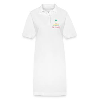 Ultra Runnner - Furchtlos. Unerbittlich. Unaufhaltsam. - Stanley/Stella Frauen Bio-Polokleid PAIGER - Weiß - Vorne