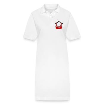 Soutien-gorge rouge à cintre - Robe polo bio PAIGER Stanley/Stella Femme - blanc - Devant