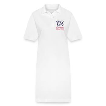 Wir, das Volk 2 - Stanley/Stella Frauen Bio-Polokleid PAIGER - Weiß - Vorne