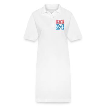 Czech Republic Tschechien - Stanley/Stella PAIGER Organic Women’s Polo Dress - white - Front