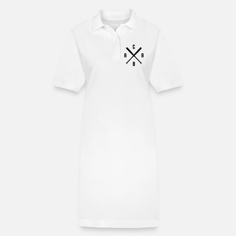 A C A B - Robe polo bio PAIGER Stanley/Stella Femme - blanc